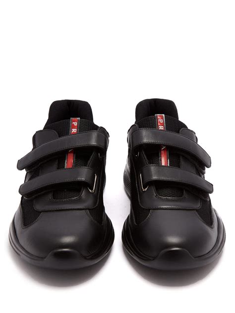 prada velcro sneakers|prada shoes sneakers men.